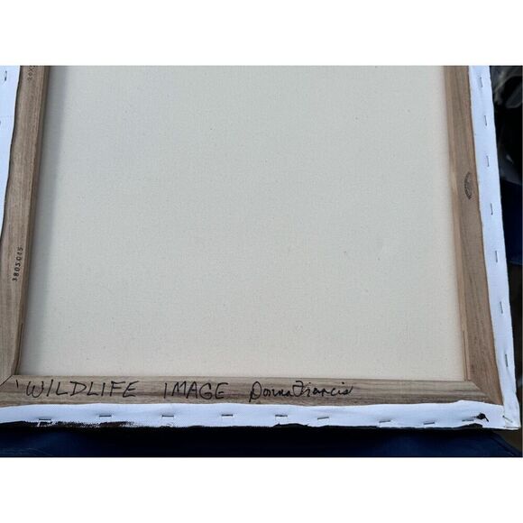 Abstract Geometric painting canvas western cow Leather 20 x 20  Donna Francis Wi - Picture 16 of 16